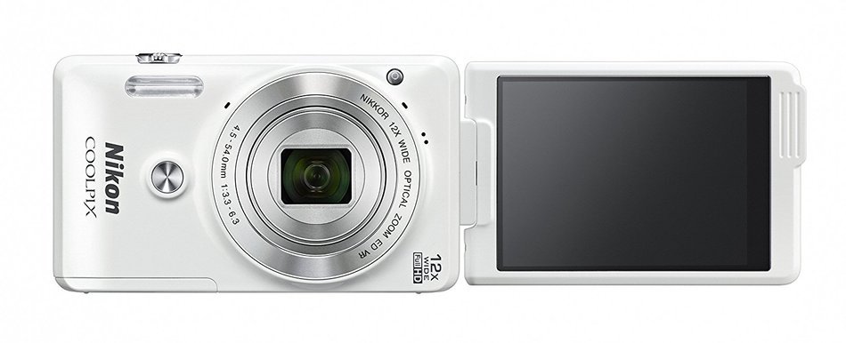 Nikon COOLPIX S6900 16MP Digital Camera with 12x Zoom, Natural White (International Version, No Warranty) N9