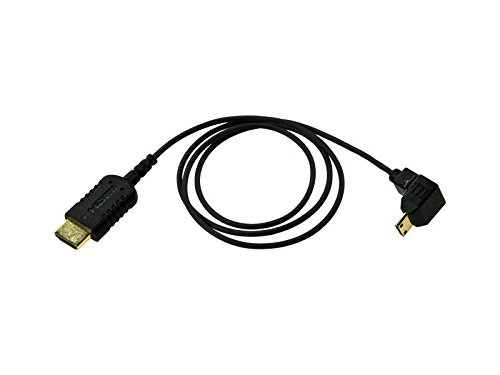 Lightweight Right Angle Mini to Standard Cable