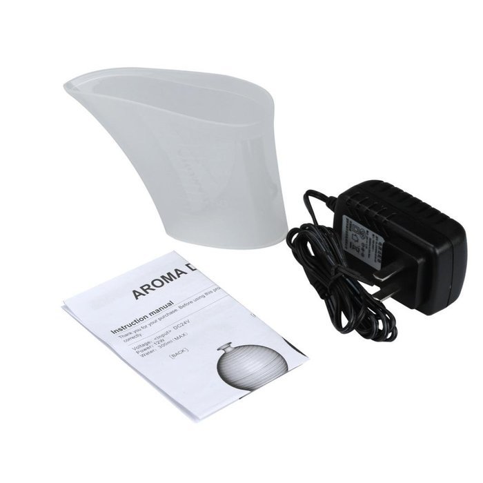 Alonea White LED Color Ultrasonic Air Humidifier Oil Aroma Diffuser Purifier Steam Mist (White)