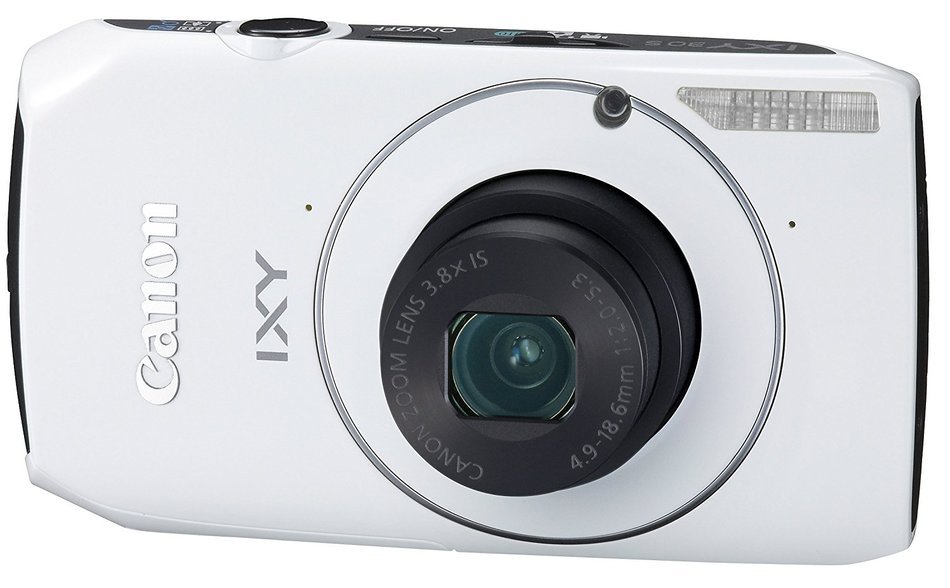Canon PowerShot SD4000IS/IXY30S/IXUS300HS 10 MP CMOS Digital Camera with 3.8x Optical Zoom and f/2.0 Lens - WHITE N3