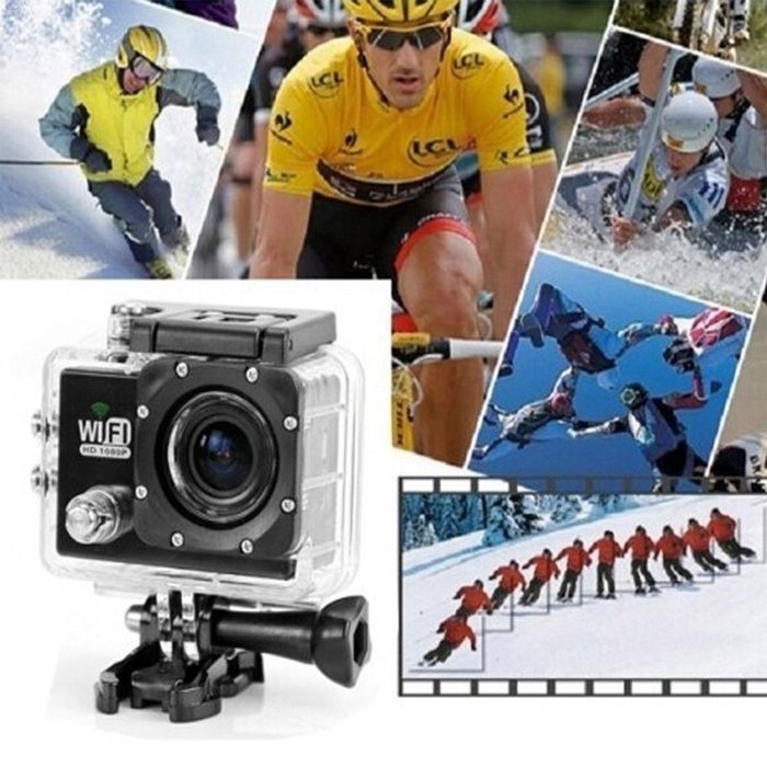 OFKP&reg; W8 1080P WIFI Sports Action Video Camera,1.5 Inch LTPS ,12MP HD, waterproof Camera for Biking Riding Racing... N8