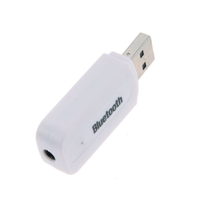 Chinatera 3.5mm Stereo Audio Music Speaker Receiver Adapter Dongle USB Bluetooth Wireless N12