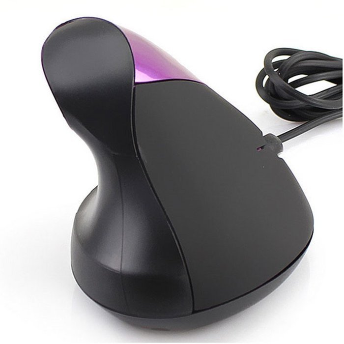 Spritech(TM) USB Wired Health Vertical Mouse Human Ergonomic Wireless Mouse 5 Button Vertical Ergonomic Mouse N2
