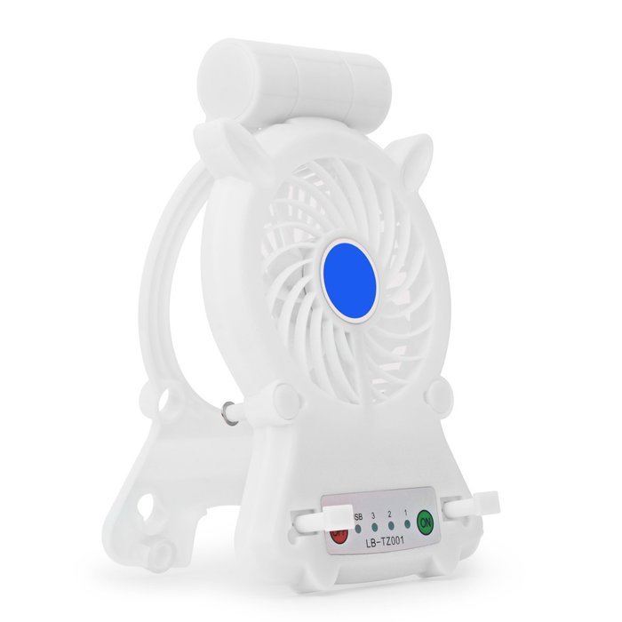 Zuoao Personal Fan Portable Mini usb Desk Rechargeable Fan with Phone Stand & Tablet Holder, 3-Speed, for Home... N3