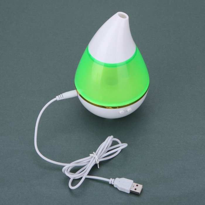 Whitelotous 200ml Cool Mist Humidifier Aroma Essential Oil Diffuser with LED Color Changing Lamp Light for Home... N4