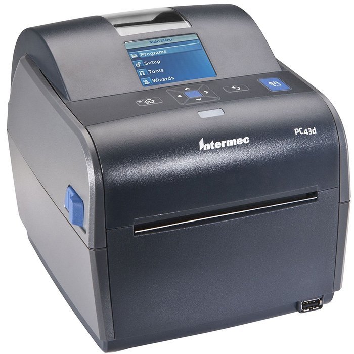 Intermec PC43D Monochrome Desktop Direct Thermal Printer with Icon-graphics Display and Americas Power Cord, 8...