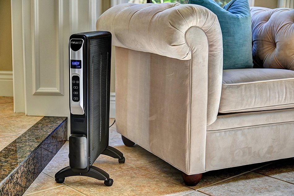NewAir AH-470 Micathermic Space Heater, Black N3
