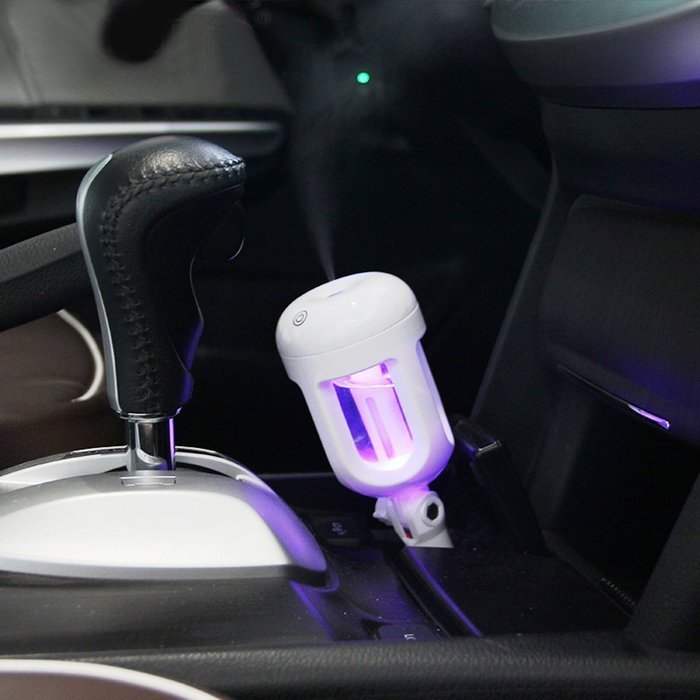 Dealpeak Car Mini Size Humidifier Aroma Essential Oil Diffuser (Green) N3