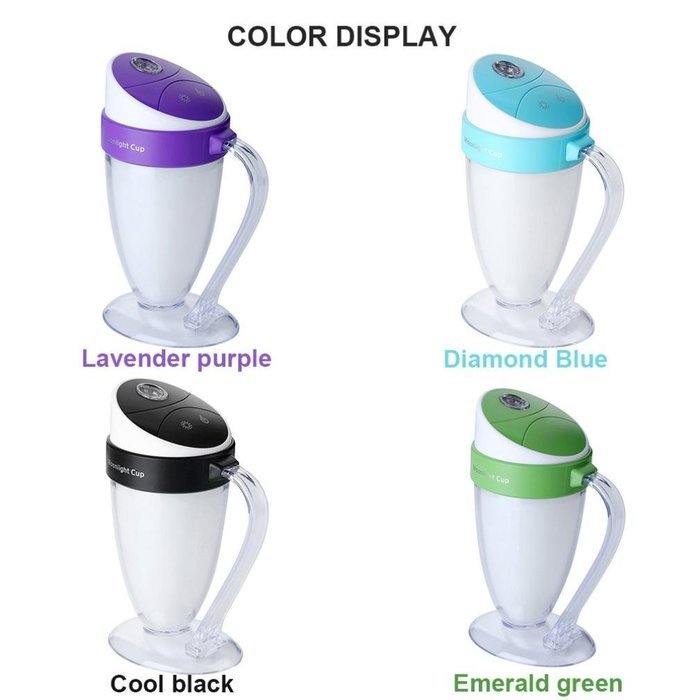 Putars Cool Mist Personal Humidifier-Portable Mini Travel Tabletop Humidifier-USB Rechargeable Ultrasonic with... N5