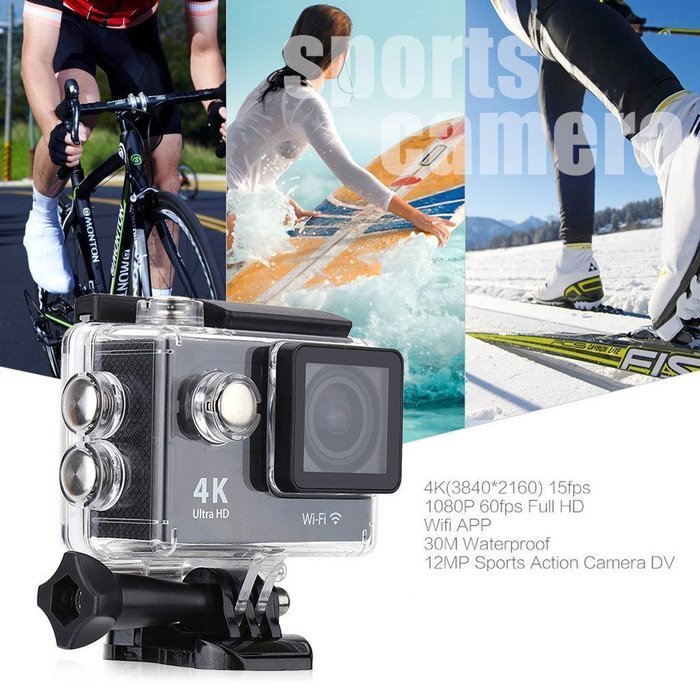 E.life 4K Wifi Waterproof Sports Action Camera Motion Recorder 12MP 1080P HD Camera DV Camcorder Cam for Outdoors... N10