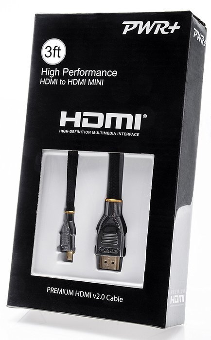 Pwr+ Extra Long 12Ft Mini-HDMI-Cable for Nikon-D3200-D3100-D7000-D7100-D800-D90-D700-D4-D610-D5300, COOLPIX-P510... N11