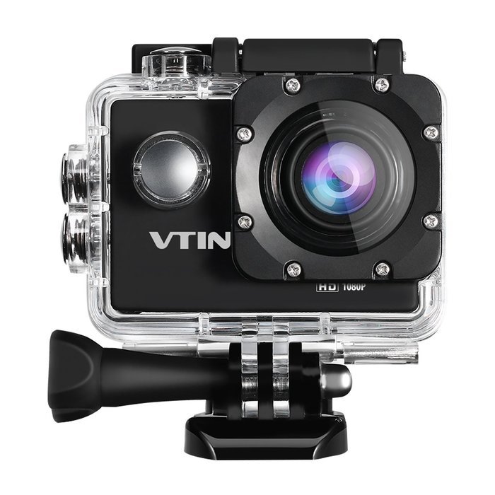 Vtin 2.0 Inch 1080P HD Waterproof Sports Action Camera DV Camcorder Kit with 170 Degree Wide Angle Lens and 16... N5