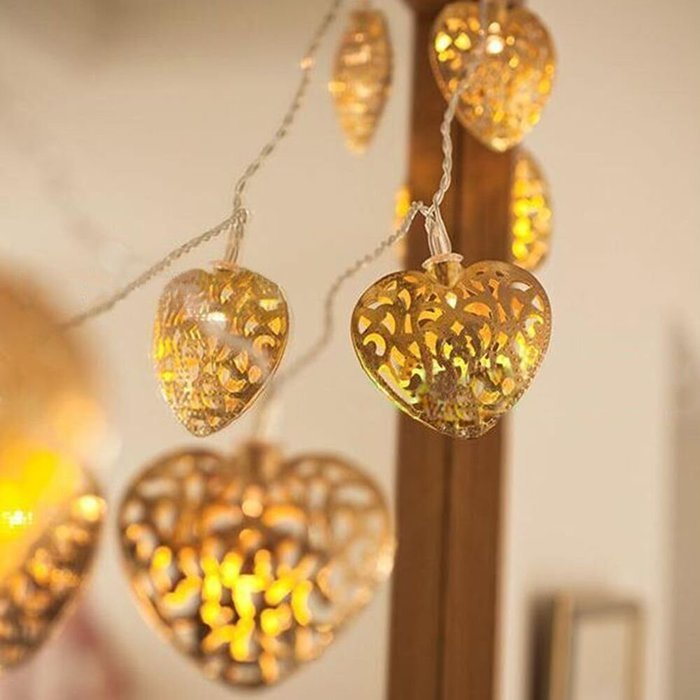KAKA(TM) Creative DIY Pink Flower Led String Lights with Battery Operated Light for Christmas Wedding Party Garden...