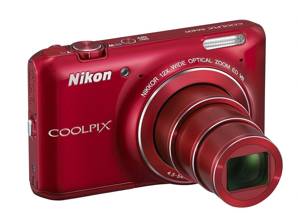 Nikon Digital Camera COOLPIX S6400 Red S6400RD [International Version, No Warranty] N5