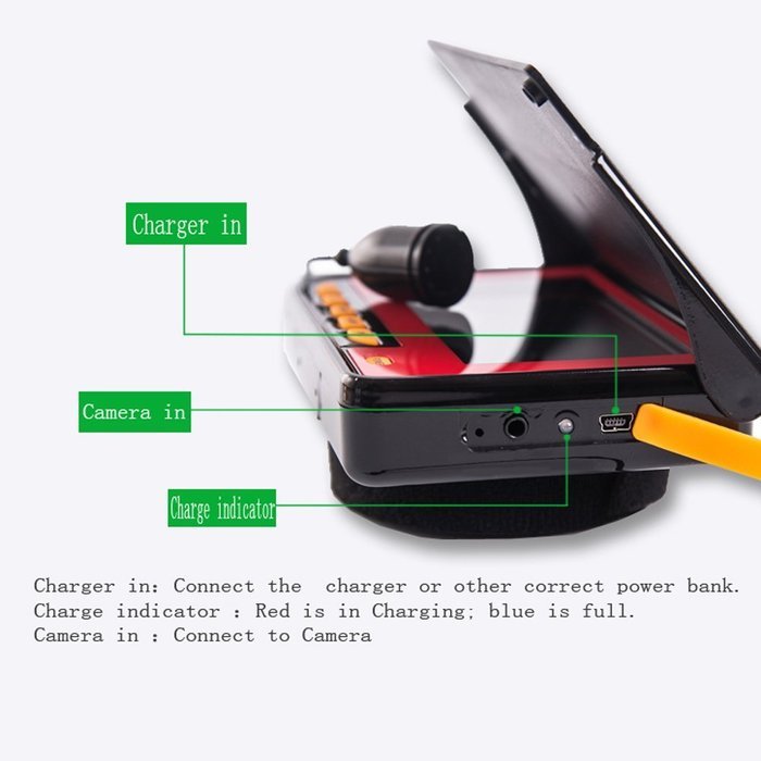 Mojoyce Fishing Video Camera Monitor Underwater Fish Finder Professional Tool 20m N7