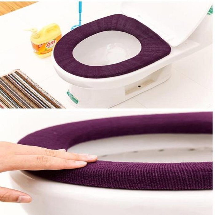 Kingfansion Bathroom Toilet Seat Closestool Washable Soft Warmer Mat Cover Pad Cushion N6