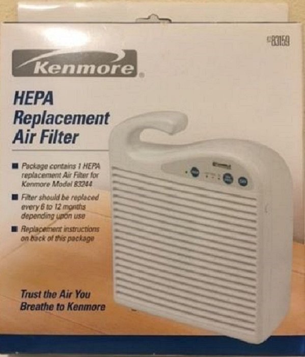 Sears Kenmore 42-83159 HEPA Replacement Air Filter - Fits Kenmore air cleaner model 83244