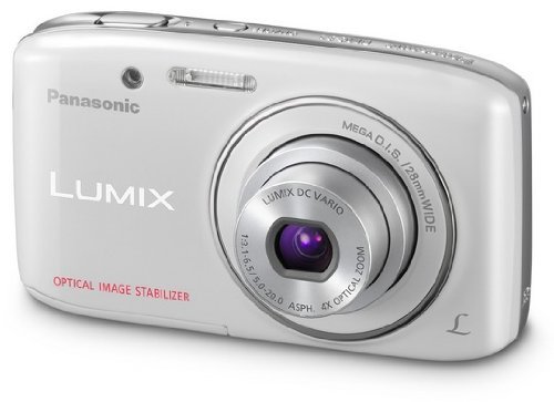 Panasonic Lumix S2 14.1 MP Digital Camera with 4x Optical Zoom (White) - International Version (No Warranty)