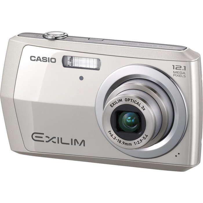 Casio Exilim EX-Z16 12 MP Digital Camera with 3x Zoom and 2.7-Inch LCD (Silver) N2