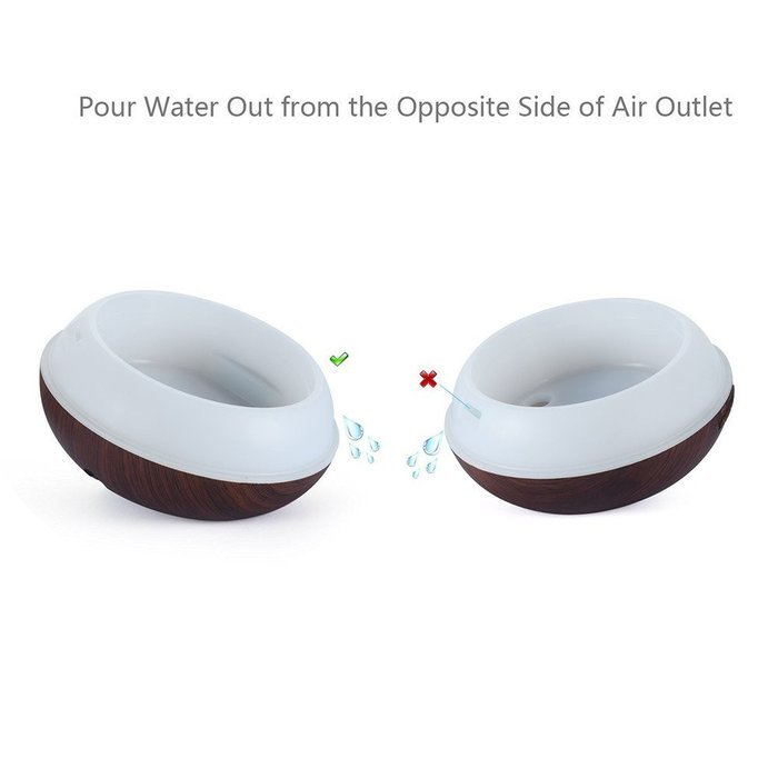ATD 4 Timer Settings Spa Bedroom Baby Room Anion Air Purify Humidifier(Deep Wood Grain)