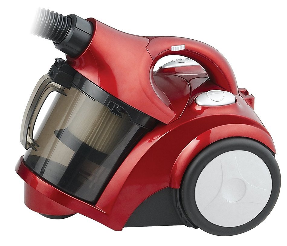 Ovente ST2510R Adjustable Speed Control Compact Cyclonic Bagless Canister Vacuum with Hepa Filter and Sofa Brush... N4