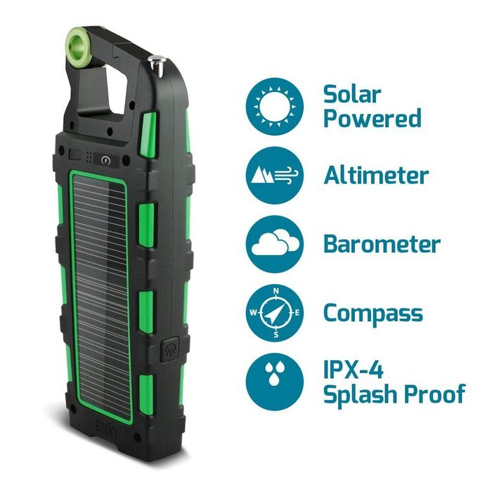 New Eton Raptor Solar Charge Emergency & Weather Band Radio (Green) N2
