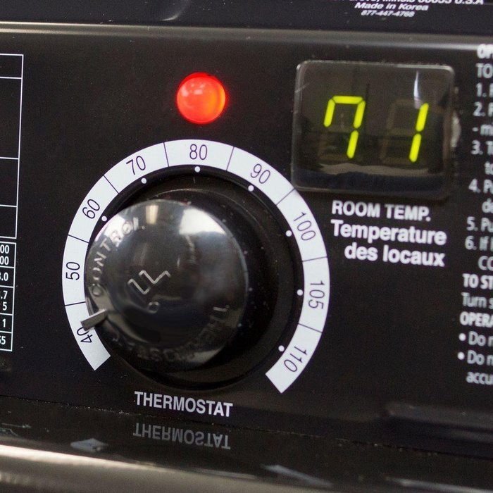 Kerosene Heater Forced-Air Features 2 Heat Options, Tip-Over Safety Switch, Wheels and Wrap Cord for Portability...