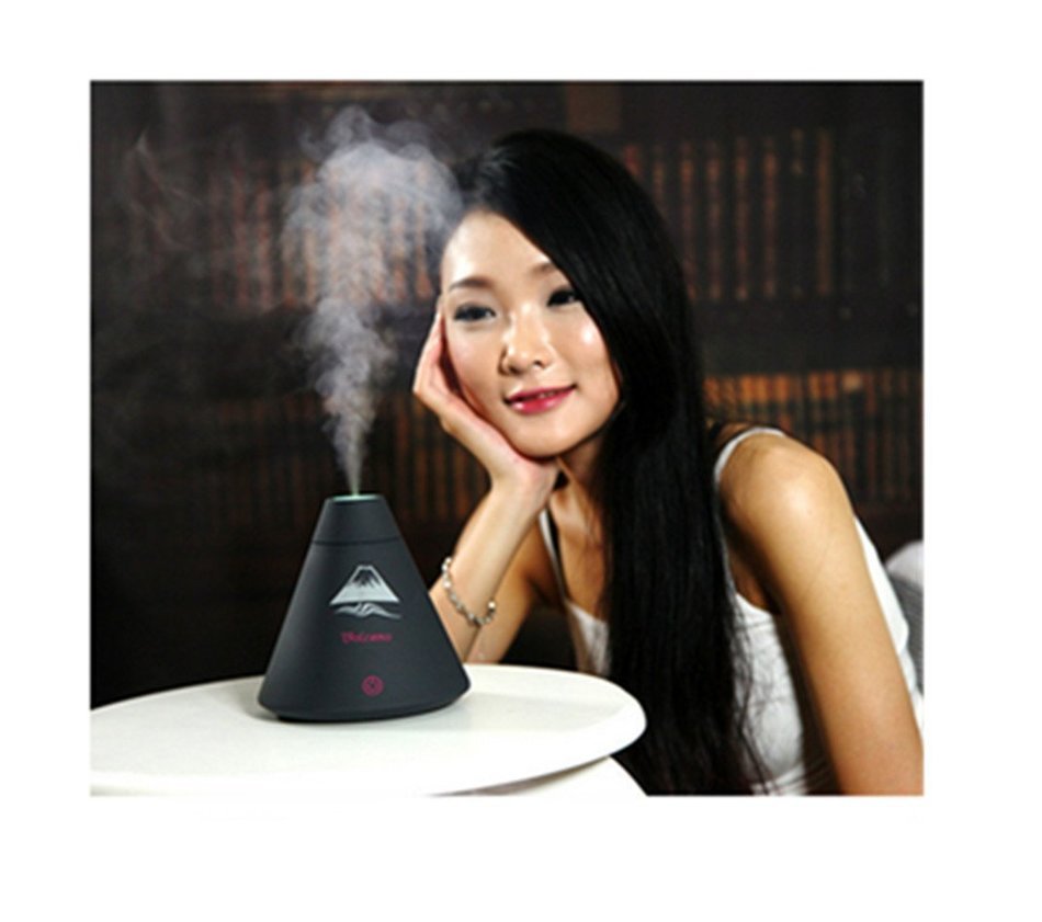 Missley LED Black Volcanic Humidifiers Small size for office living room