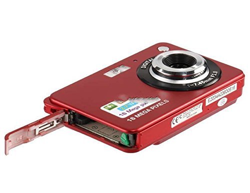 Dc-09 2.7" Tft Lcd Screen Digital Camera With 4X Digital Zoom (Red) Produced by YSK N4