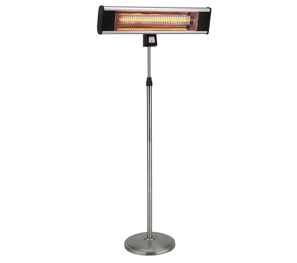Ventamatic H1018 Infrared Pedestal Style Electric Patio Heater, 1500W