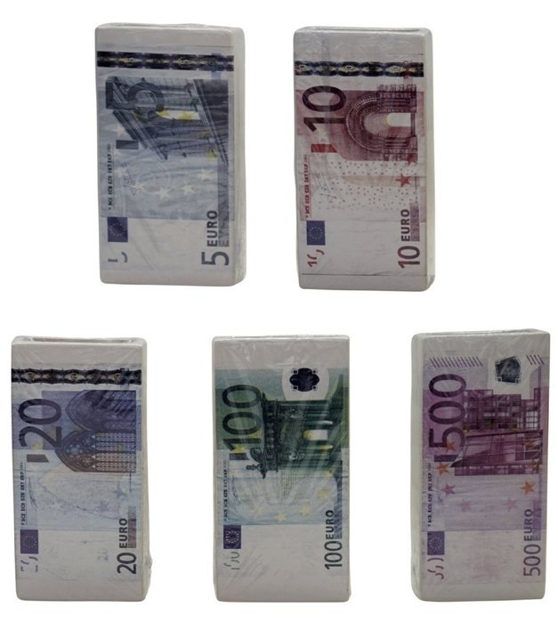 Gicos 57765 Radiators Humidifier, Ceramic, Euro Bills Design (Pack of 5)