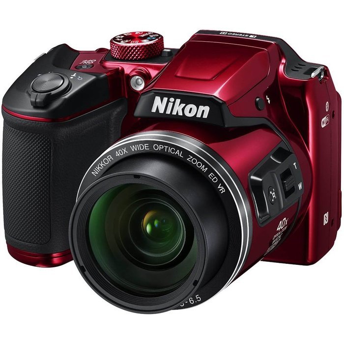 Nikon COOLPIX B500 16MP 40x Optical Zoom Digital Camera with wifi - Red (Certified Refurbished) N15