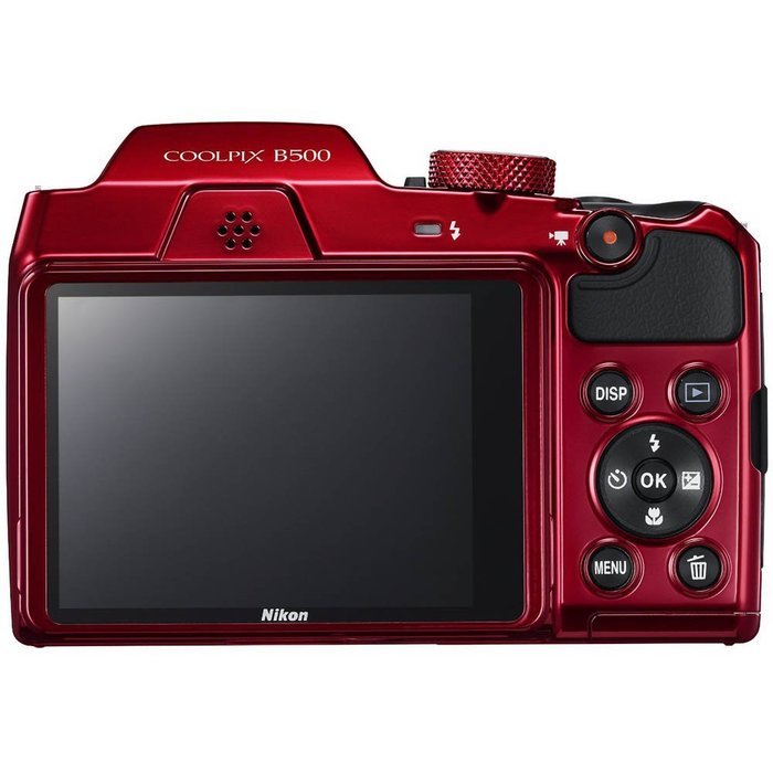 Nikon COOLPIX B500 16MP 40x Optical Zoom Digital Camera with wifi - Red (Certified Refurbished) N17