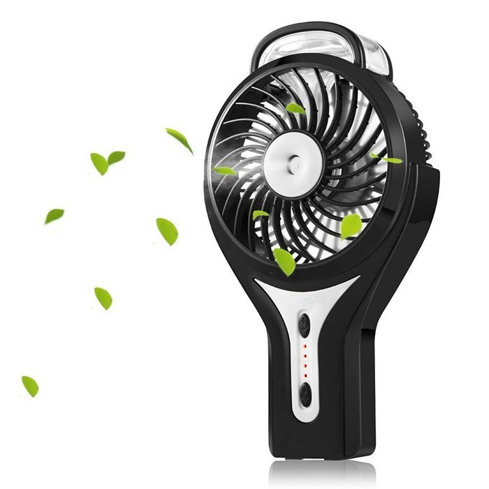 Welltop Mini Handheld USB Misting Fan with Personal Cooling Mist Humidifier Rechargeable Portable Mini Misting... N3