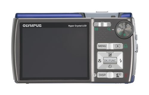 Olympus Stylus 830 8MP Digital Camera with Dual Image Stabilized 5x Optical Zoom (Blue) N3