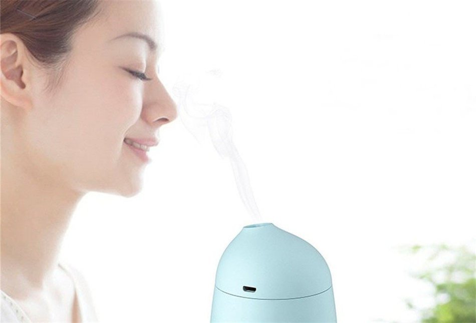 Alice Windowshop Mini Air Purified Humidifier USB Portable Humidifier Blue N2