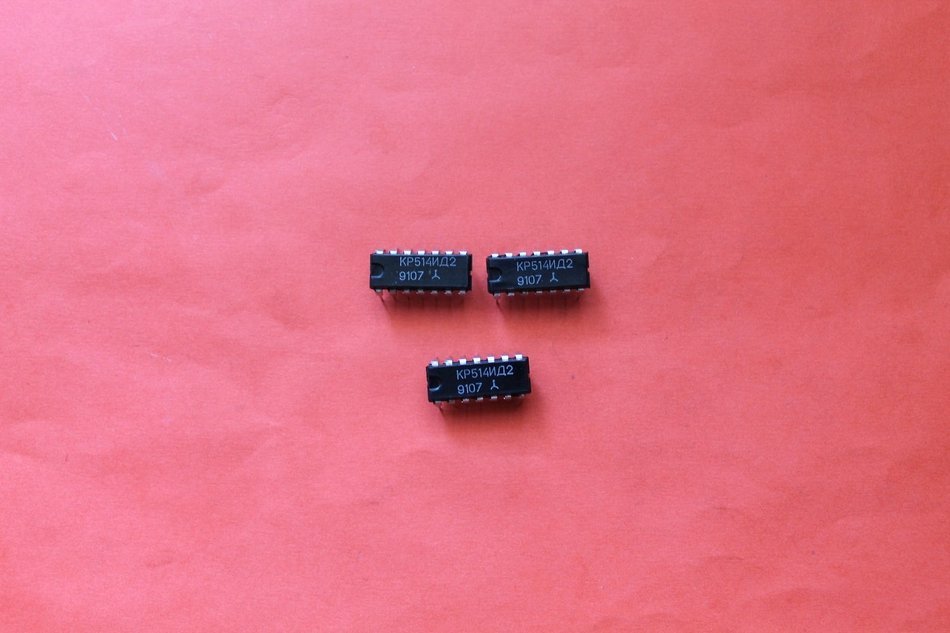 IC / Microchip KR514ID2 analogue MSD101 USSR 14 pcs N2