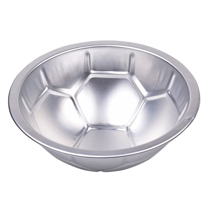 inkint Novelty Bakeware Soccer Ball Shape Aluminum Alloy Baking Molds Fondant Cake Baking Pan Cake Decorating... N5