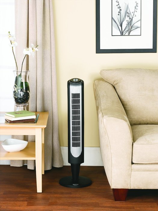 Holmes 36 Inch Oscillating Tower Fan with Remote Control N6