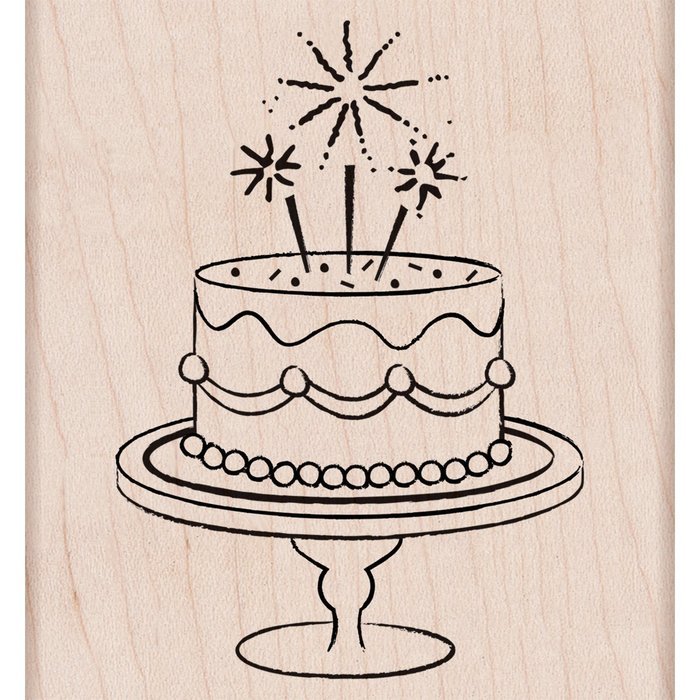Hero Arts Fancy Birthday Cake
