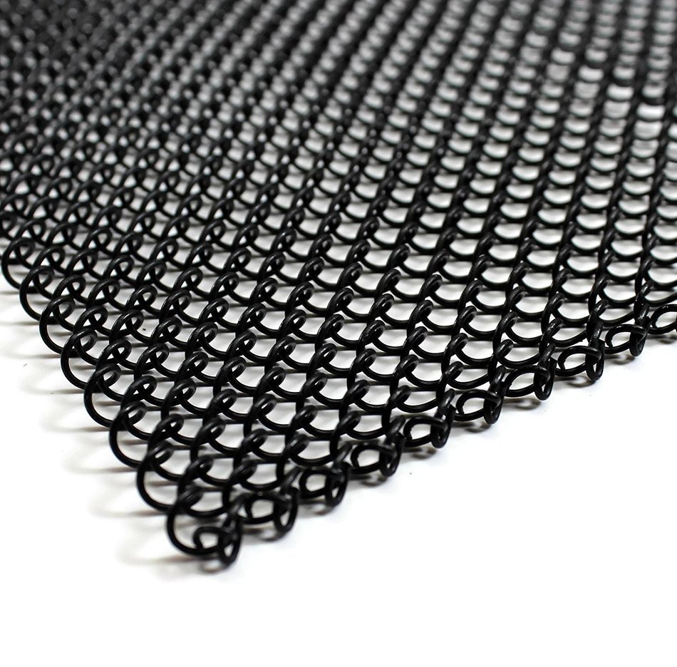 Midwest Hearth Fireplace Screen Mesh Curtain. 2 Panels Each 24" Wide. Includes Screen Pulls. Made in USA (20"...