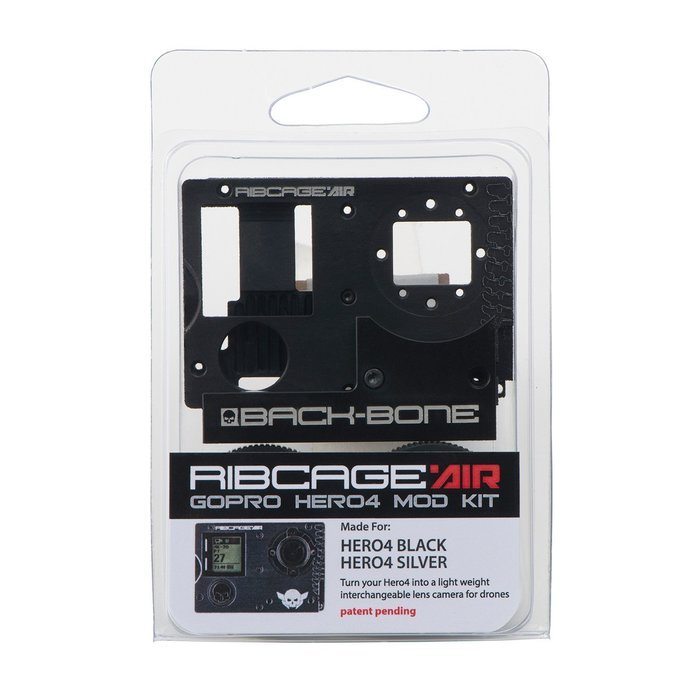 Back-Bone Ribcage HERO4 Mod Kit (Black) N9