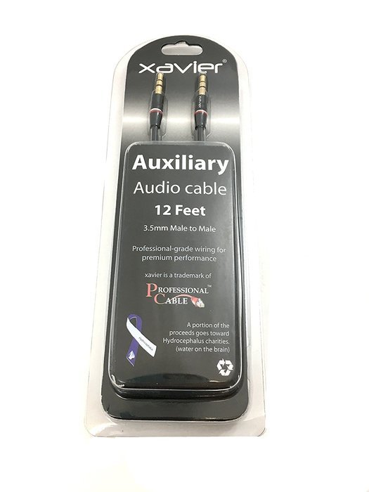 Professional Cable ST35MM-06 Stereo 3.5 mm 6 Feet M/M Cable - Black N4