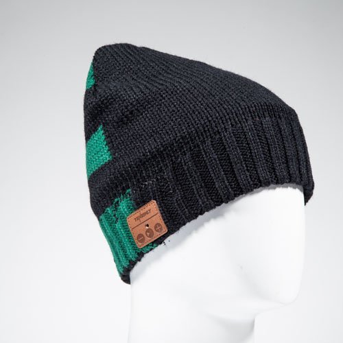 Tenergy Wireless Bluetooth Hands-Free Beanie Line Ribbed Knit N10
