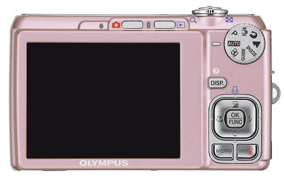 Olympus FE340 8MP Digital Camera with 5x Optical Zoom (Pink) N2 free