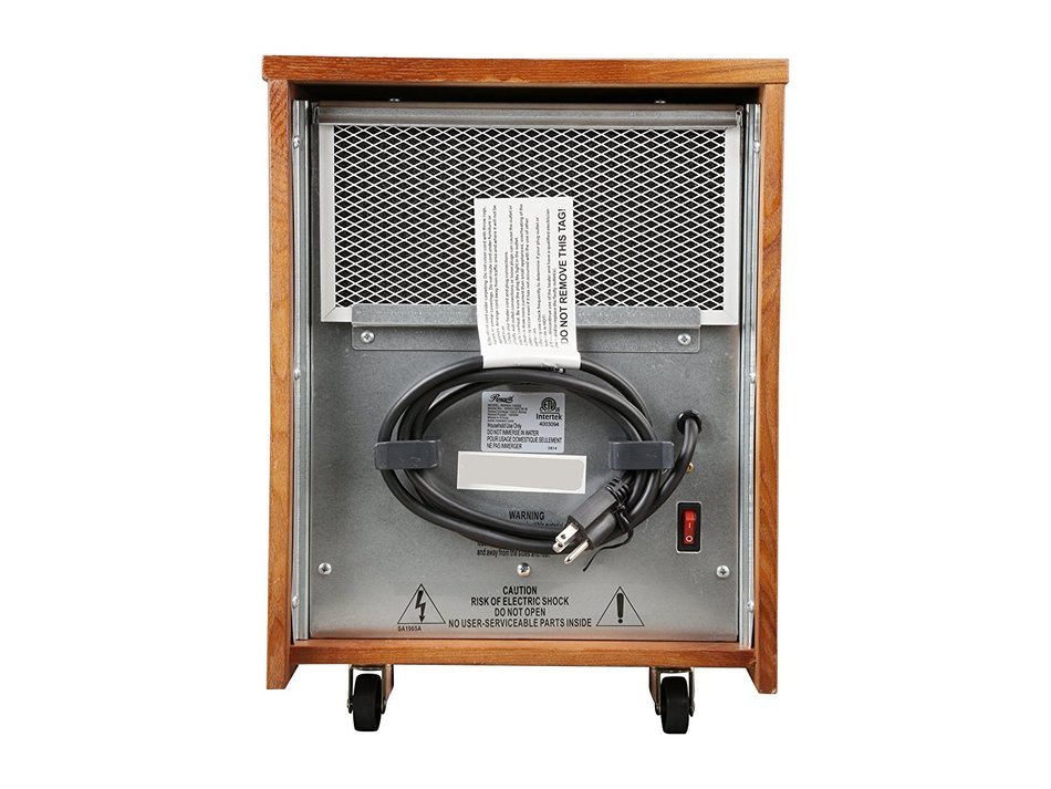 Rosewill RHWH-14002 1500 Watt Oak Wooden Cabinet Finish Room Space Heater with 6 Infrared Heating Element Tubes... N2