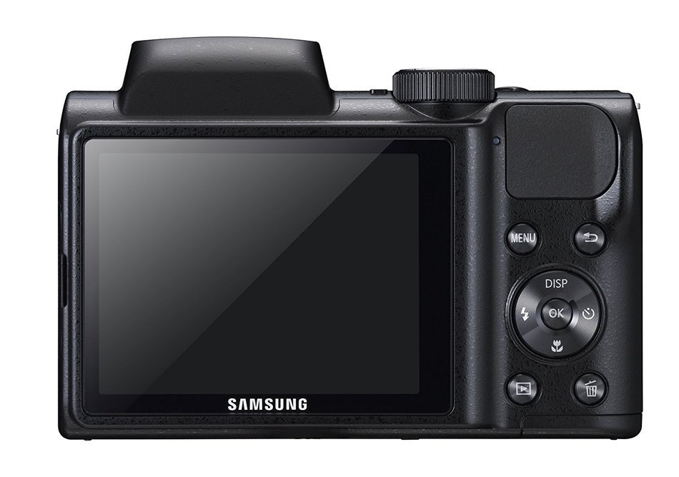 Samsung WB100ZBABUS WB100 16.4MP Smart Camera with 26x Optical Zoom and 3-inch LCD in Black N4