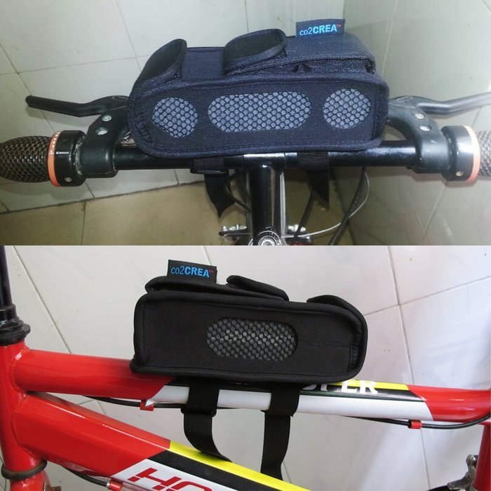co2CREA(TM) Black Soft Neoprene Carry Travel Case Cover Skin Sleeve Bag with Bicycle/ bike/motorcycle cable tie... N7