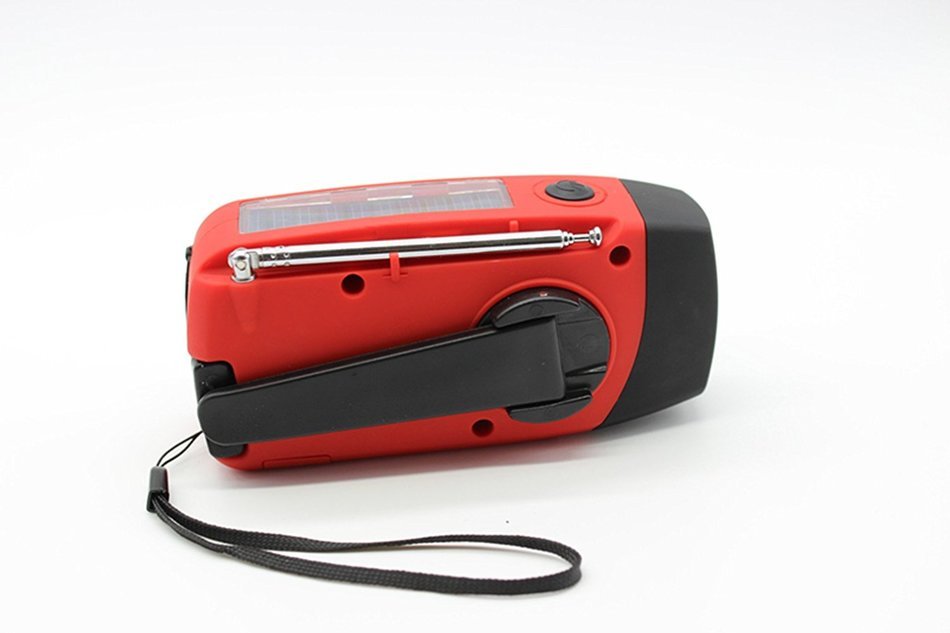 [ 2-PACK Upgraded Version ] iRonsnow 088+ [1000mAh] Solar Hand Crank Radio AM/FM/NOAA/WB Weather Emergency Radio... N6