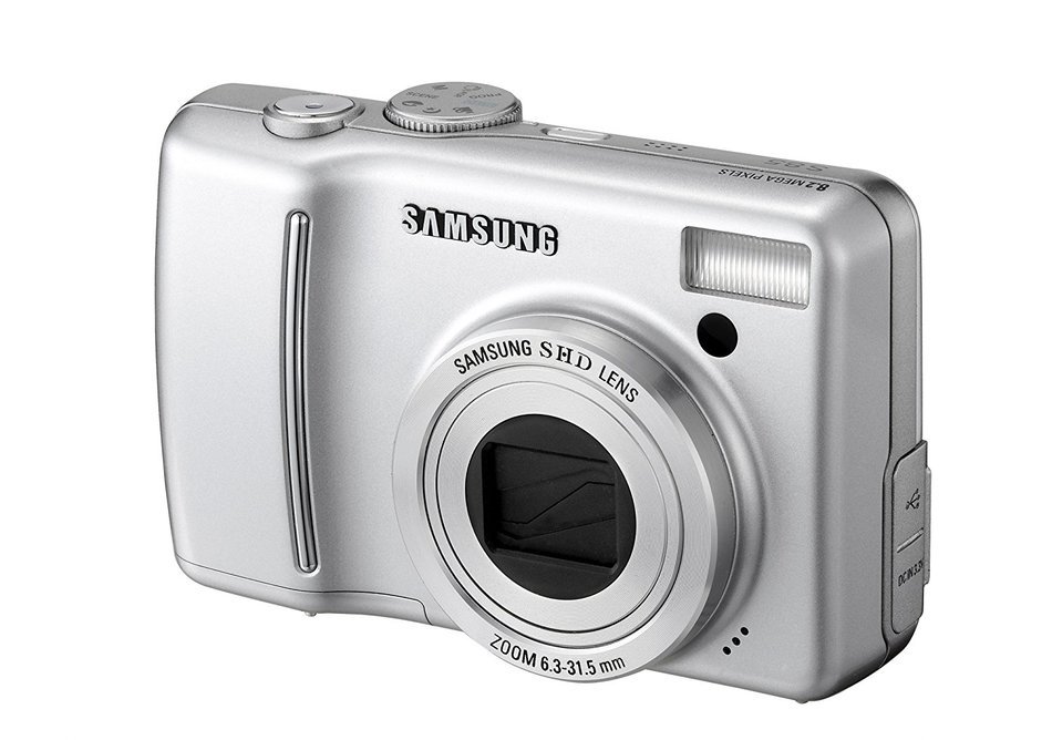 Samsung Digimax S85 8MP Digital Camera with 5x Optical Zoom (Black)